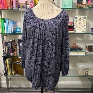 Michael Kors Large Long Sleeve Paisley